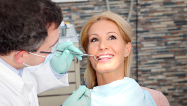woman on the dentist