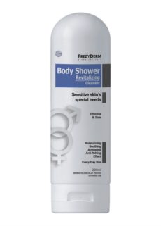 frezyderm revitilizing body shower product