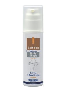frezyderm self tan body shape product
