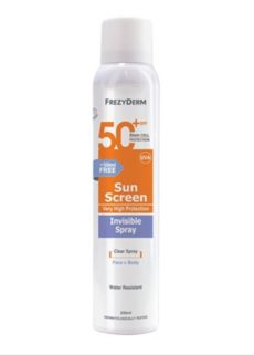frezyderm sun screen invisible spray spf 50+ product