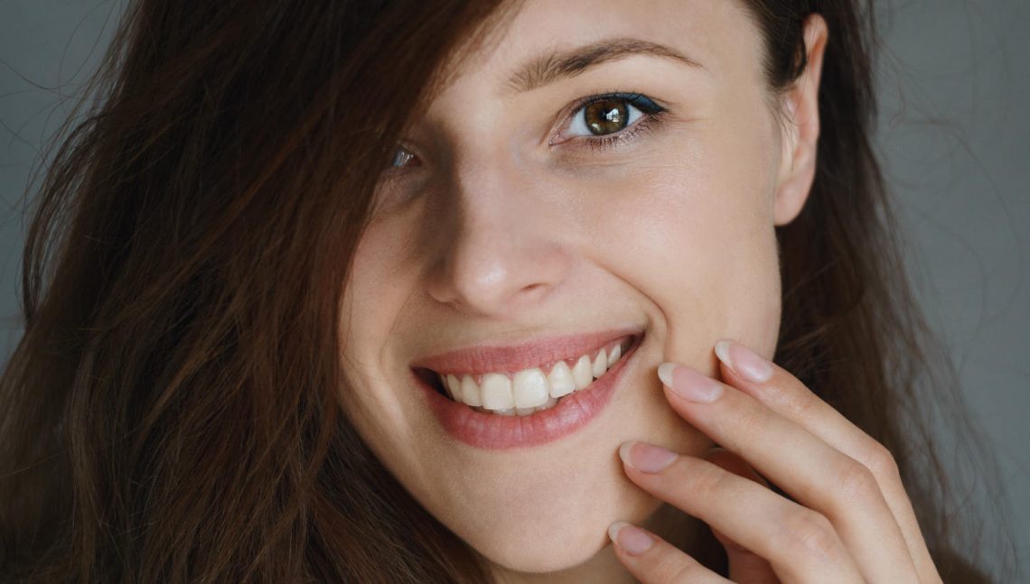 beautiful young woman smiling