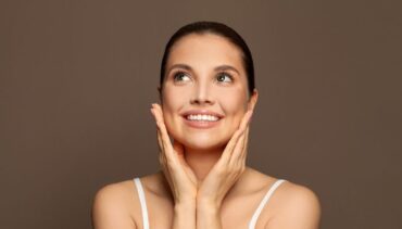 Happy woman smiling